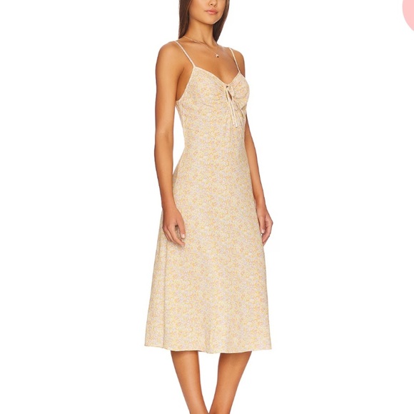 New Anna Nata Revolve Kat Dress in White Gold Arabis size XXS - Picture 2 of 5